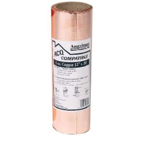 AMERIMAX HOME PRODUCTS 8506712 12-Inch x 20-Feet Copper Flashing