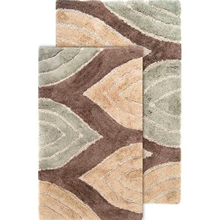 Chesapeake Davenport 2 Pc. Tan Bath Rug Set 44800 (21"x34" & 24"x 40")