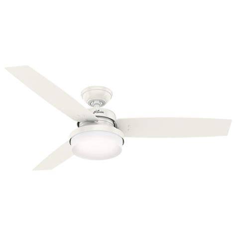 Hunter Sentinel Indoor Ceiling Fan with LED Light and Remote Control, 52", Premier Bronze