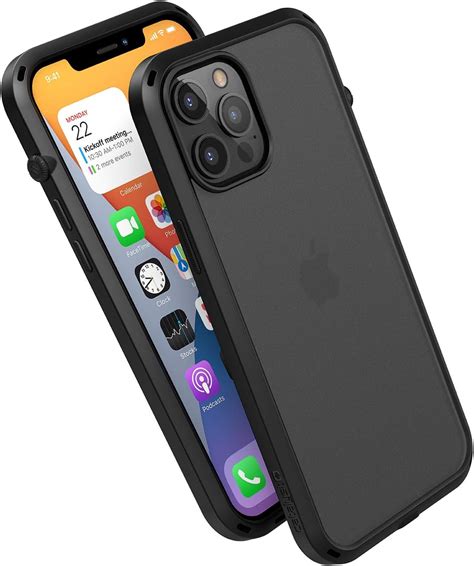 Influence Series Case Designed for iPhone 12/12 Pro, Compatible with MagSafe, Patented Rotated Mute Switch, Drop Proof, Crux Accessories Attachment System, by Catalyst - Clear