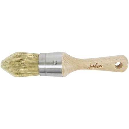 Jolie Wax Brush - Pure Bristle,, Ergonomic Handles to be Used with Jolie Finishing Wax (Regular)