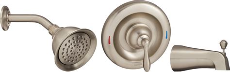 Moen 82496EPSRN Posi-Temp Pressure Balanced Tub and Shower Trim, Spot Resist Brushed Nickel