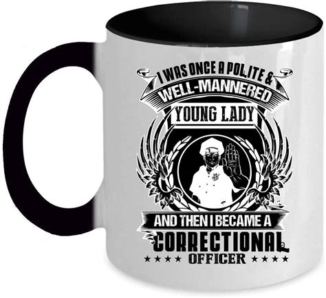 POTIY Correctional Officer Prayer Gift Correctional Officer Coffee Mug Christian Religious Gift from Correctional Officer Mom Wife Daughter (12 Oz)