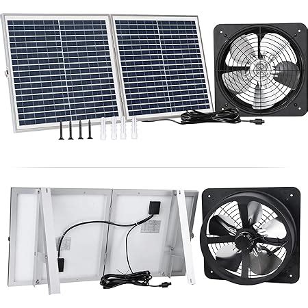 Hottest Pumplus 30 Watt Solar Fan kit, 30W Foldable Solar Panel & 14" 25W Steel DC Fan with Anti-Rust Paint for Attic/Greenhouse/Shed/Barn