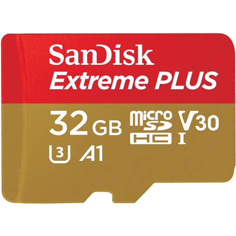 SanDisk Extreme 32GB microSDHC UHS-I/V30/U3/Class 10 Card with Adapter (2-Pack)