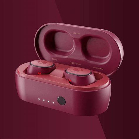 Flash Deals - 40% OFF Skullcandy Sesh Evo True Wireless In-Ear Earbud - Deep Red