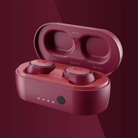 Flash Deals - 40% OFF Skullcandy Sesh Evo True Wireless In-Ear Earbud - Deep Red