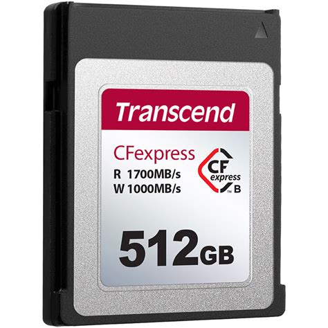 Transcend CFexpress 820 Type B Memory Card TS512GCFE820