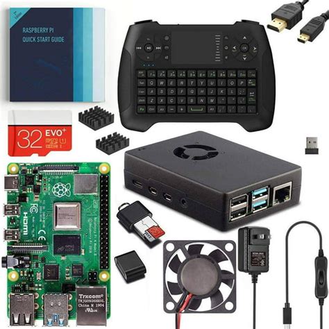 Vilros Raspberry Pi 4 8GB Complete Desktop Kit with Mini Gaming Style Keyboard/T-pad