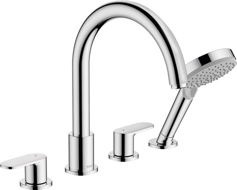 Best Deal hansgrohe basic set for 4-hole rim-mounted bath mixer